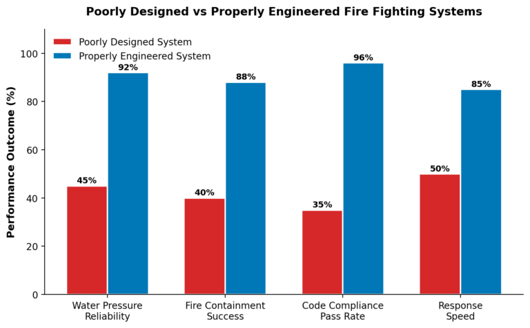 fire fighting system chart